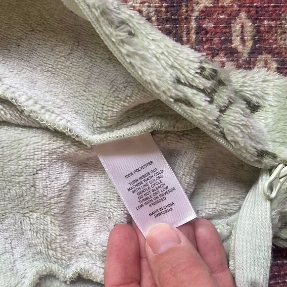 Stitch & Stone 3M Cozy Green Dinosaur Kids One Piece - Picture 7 of 7